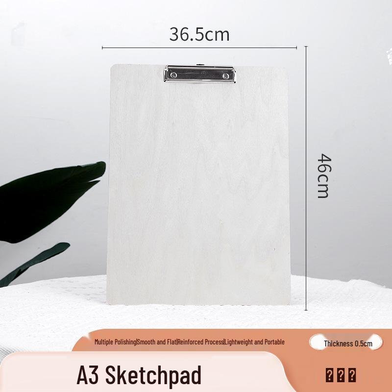 Portable A3 Wooden Sketch Board with Clip – Ideal for Art Students
Portable A3 Wooden Sketch Board with Clip – Ideal for Art Students