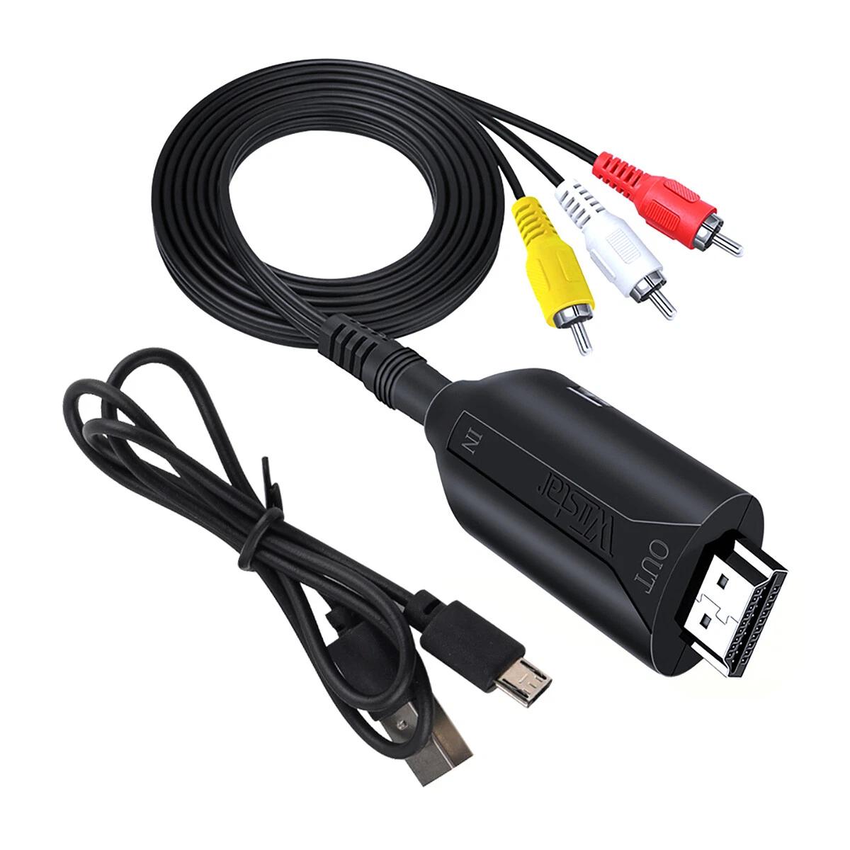 Av To Cable 1080p Support Rca To Converter Converter Cable Plug And Play For Home Entertainment Systems Tv чорний
Av To Cable 1080p Support Rca To Converter Converter Cable Plug And Play For Home Entertainment Systems Tv чорний