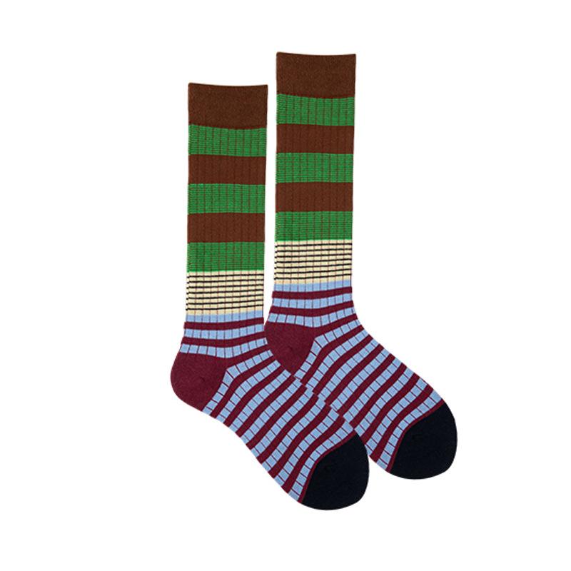 Soft Cotton Stockings Gentle Support Cotton Stockings For Women Striped Knee High Socks Comfortable Colorful Striped Socks One Size зелёный
Soft Cotton Stockings Gentle Support Cotton Stockings For Women Striped Knee High Socks Comfortable Colorful Striped Socks One Size зелёный