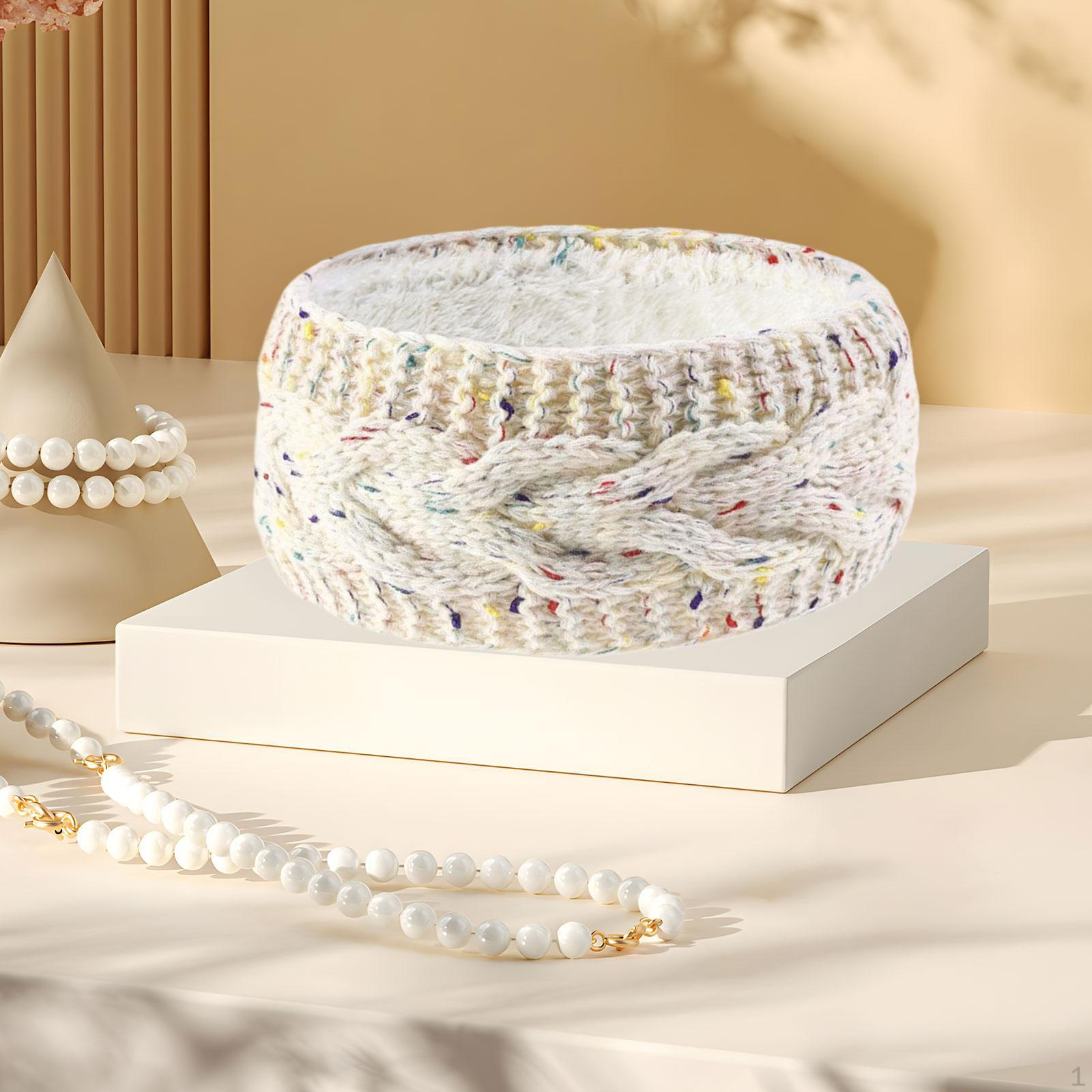 Вязаная крючком повязка на голову с подогревом, трикотажная повязка-тюрбан, эластичная повязка на голову для женщин, зимние аксессуары бежевый
Вязаная крючком повязка на голову с подогревом, трикотажная повязка-тюрбан, эластичная повязка на голову для женщин, зимние аксессуары бежевый