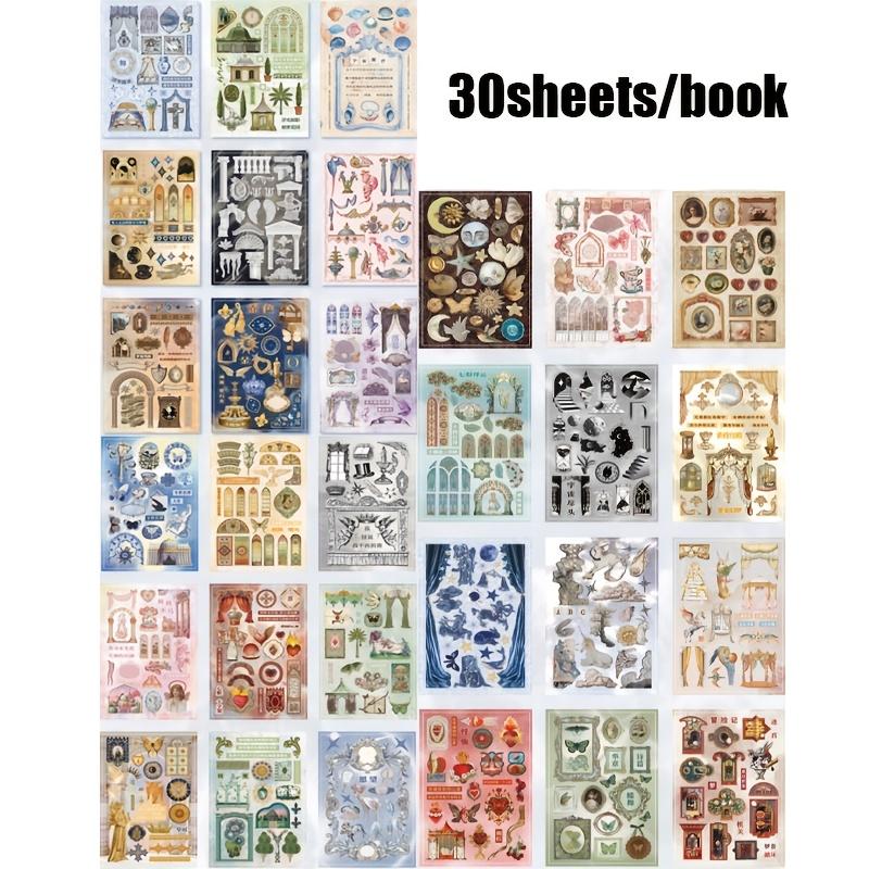 30Sheets Vintage Daily Theme Die-Cut Sticker Book For Hand Account Diy Scrapbooking Phone Case Decoration Birthday Present
30Sheets Vintage Daily Theme Die-Cut Sticker Book For Hand Account Diy Scrapbooking Phone Case Decoration Birthday Present