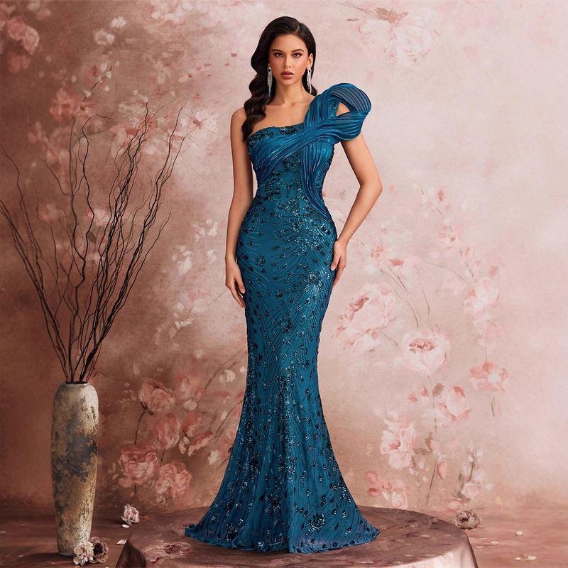 European Style Long Dress, Elegant and Classy Cocktail Evening Gown, High-End Plus Size Graduation Prom Mermaid Dress 2XL Teal Blue XS
European Style Long Dress, Elegant and Classy Cocktail Evening Gown, High-End Plus Size Graduation Prom Mermaid Dress 2XL Teal Blue XS