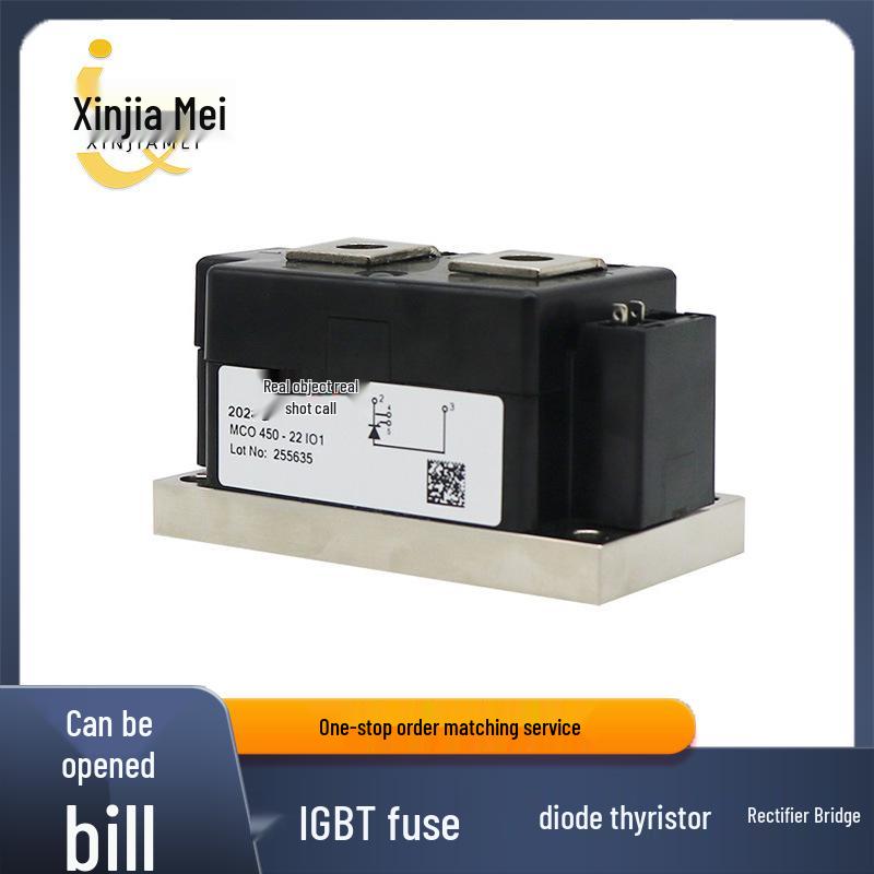 MCO450-22IO1 & MCO500-16IO1 SCR Thyristor Modules - Diverse Models Available 450A 2200V
MCO450-22IO1 & MCO500-16IO1 SCR Thyristor Modules - Diverse Models Available 450A 2200V