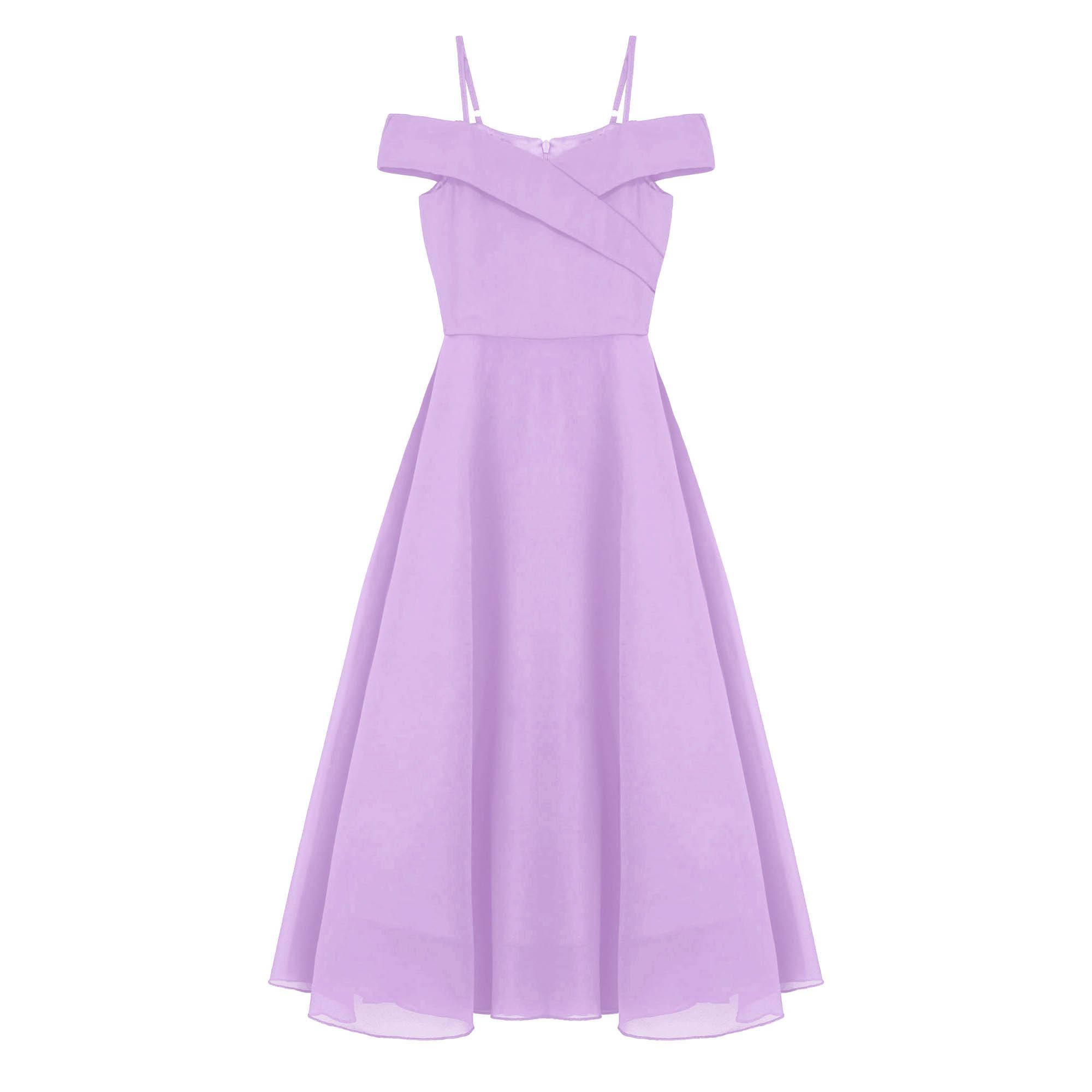 Дитяча елегантна шифонова вечірня сукня з відкритими плечима, регульований ремінець, довжина до підлоги, вечірня сукня 9-10 Years лавандовий
Дитяча елегантна шифонова вечірня сукня з відкритими плечима, регульований ремінець, довжина до підлоги, вечірня сукня 9-10 Years лавандовий