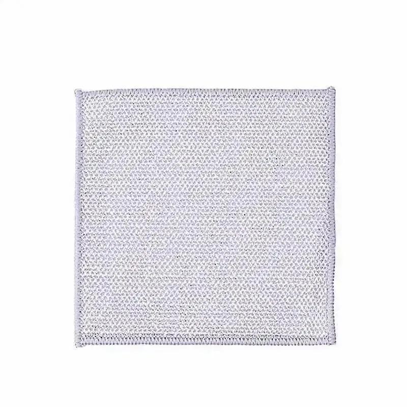 10 шт. Волшебная тряпка для мытья посуды из серебряной проволоки, кухонная тряпка из утолщенной микрофибры, полотенце для мытья посуды, встроенная губка, тряпка из стальной проволоки 1PCS
10 шт. Волшебная тряпка для мытья посуды из серебряной проволоки, кухонная тряпка из утолщенной микрофибры, полотенце для мытья посуды, встроенная губка, тряпка из стальной проволоки 1PCS