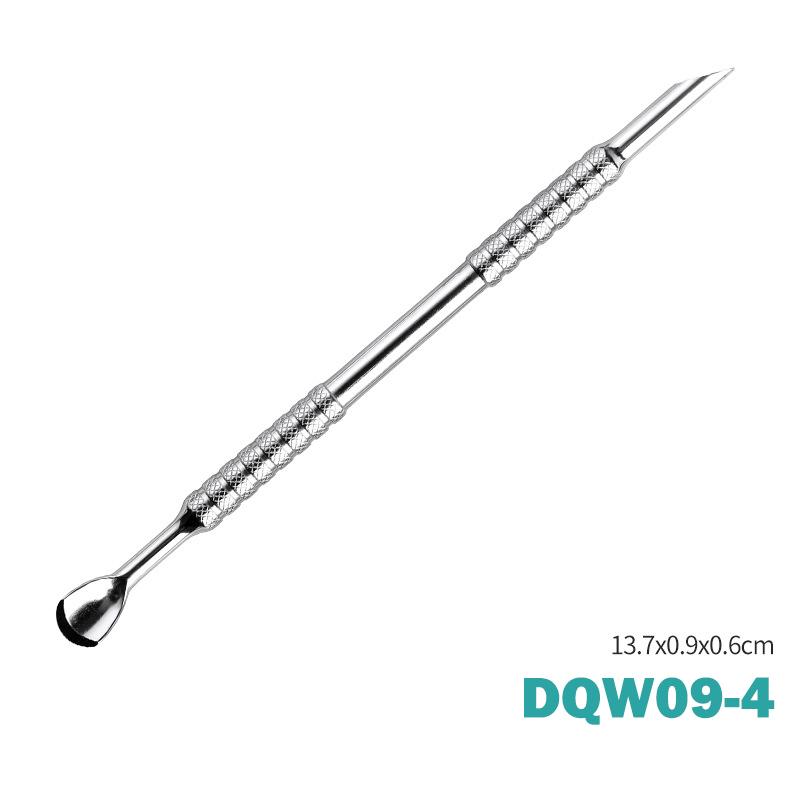 Manicure Professional Stainless Steel Cuticle Pusher With Textured Handle Dual-Side Push Cuticle Back Remove Gel Polish Nail Art
Manicure Professional Stainless Steel Cuticle Pusher With Textured Handle Dual-Side Push Cuticle Back Remove Gel Polish Nail Art