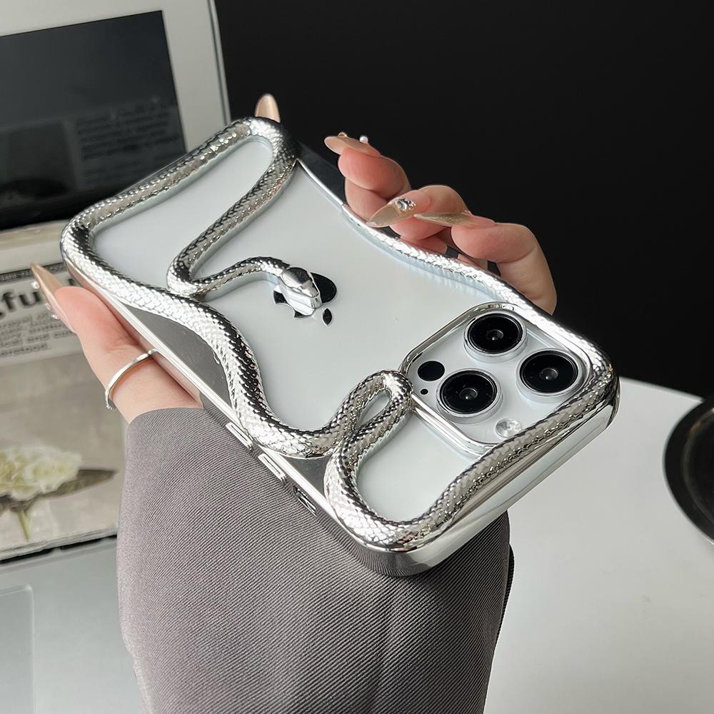 3D Snake Hollow Dissipate Heat Phone Case For iPhone 17 16 15 14 13 12 11 Pro Max Shockproof Electroplated Soft Cover iPhone Air
3D Snake Hollow Dissipate Heat Phone Case For iPhone 17 16 15 14 13 12 11 Pro Max Shockproof Electroplated Soft Cover iPhone Air