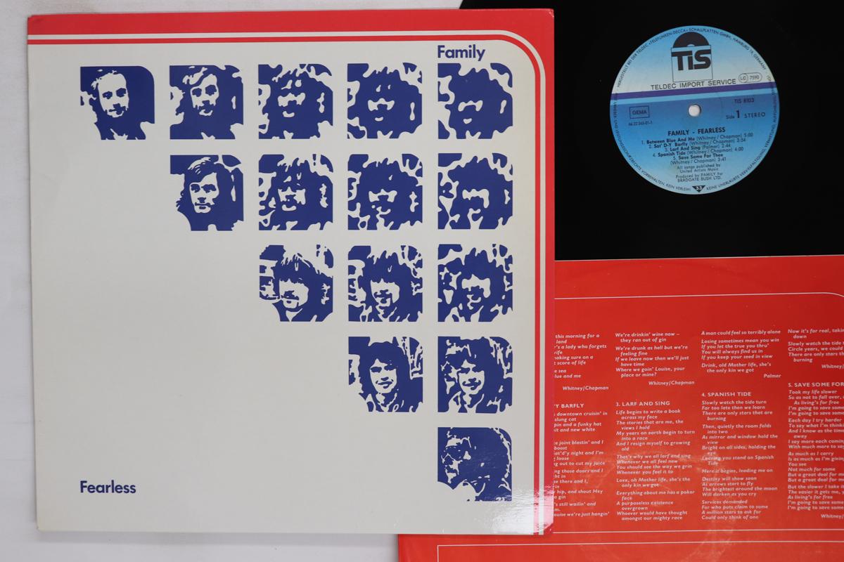 LP Record FAMILY Fearless TIS8103 TIS Germany Rock Used
LP Record FAMILY Fearless TIS8103 TIS Germany Rock Used