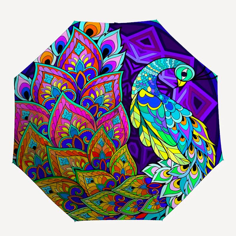 1PC Peacock Mandala Automatic Open/close, All-Season Portable Folding Umbrella for Women & Men yy250919148
1PC Peacock Mandala Automatic Open/close, All-Season Portable Folding Umbrella for Women & Men yy250919148