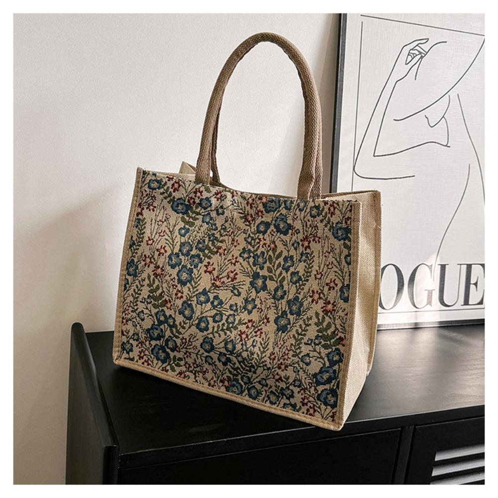 New canvas handbag large capacity women Korean cotton and linen commuter packaging lunch box bag
New canvas handbag large capacity women Korean cotton and linen commuter packaging lunch box bag