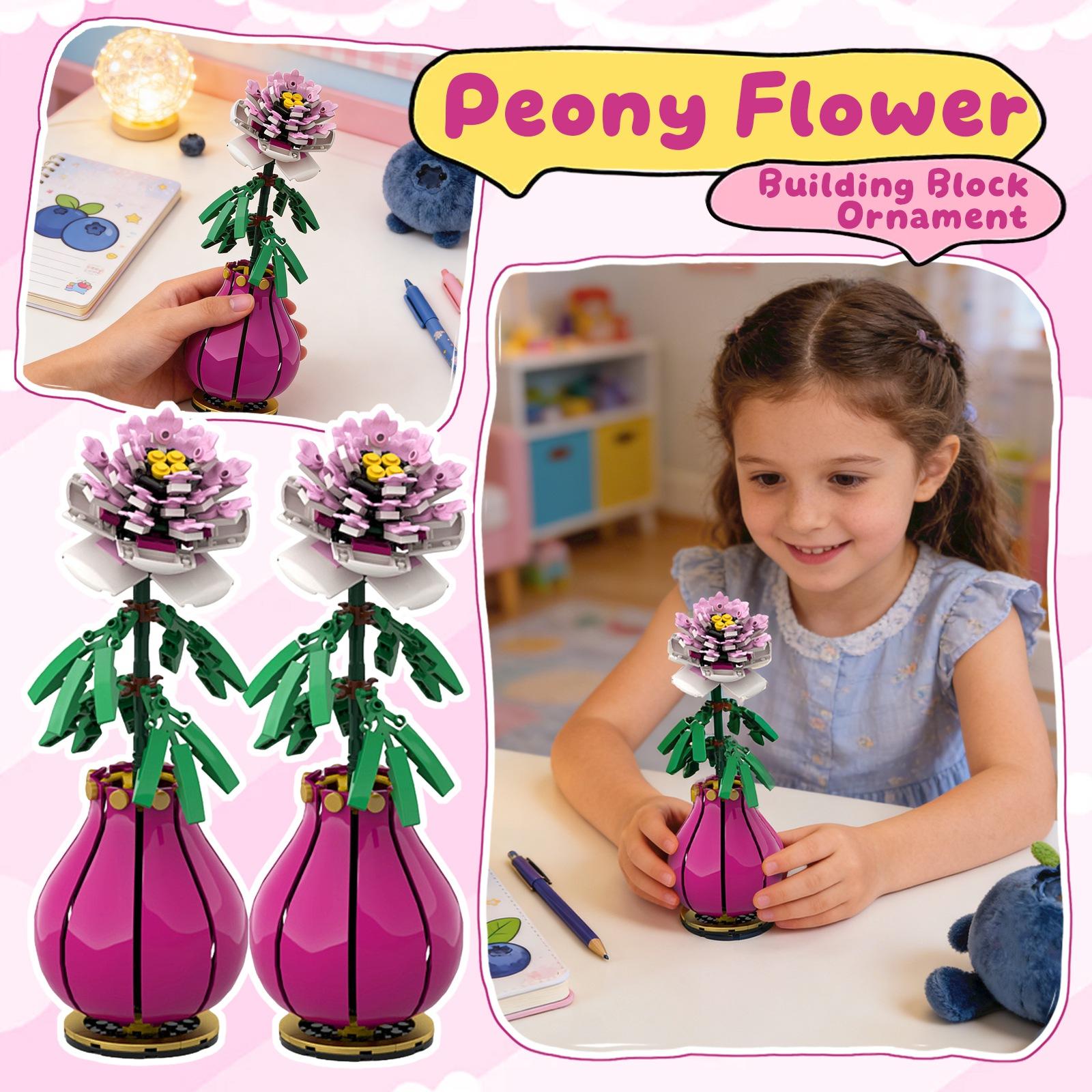 Peony Flower Building Desktop Ornament, Compatible With Small Building And Potted Plants One Size
Peony Flower Building Desktop Ornament, Compatible With Small Building And Potted Plants One Size