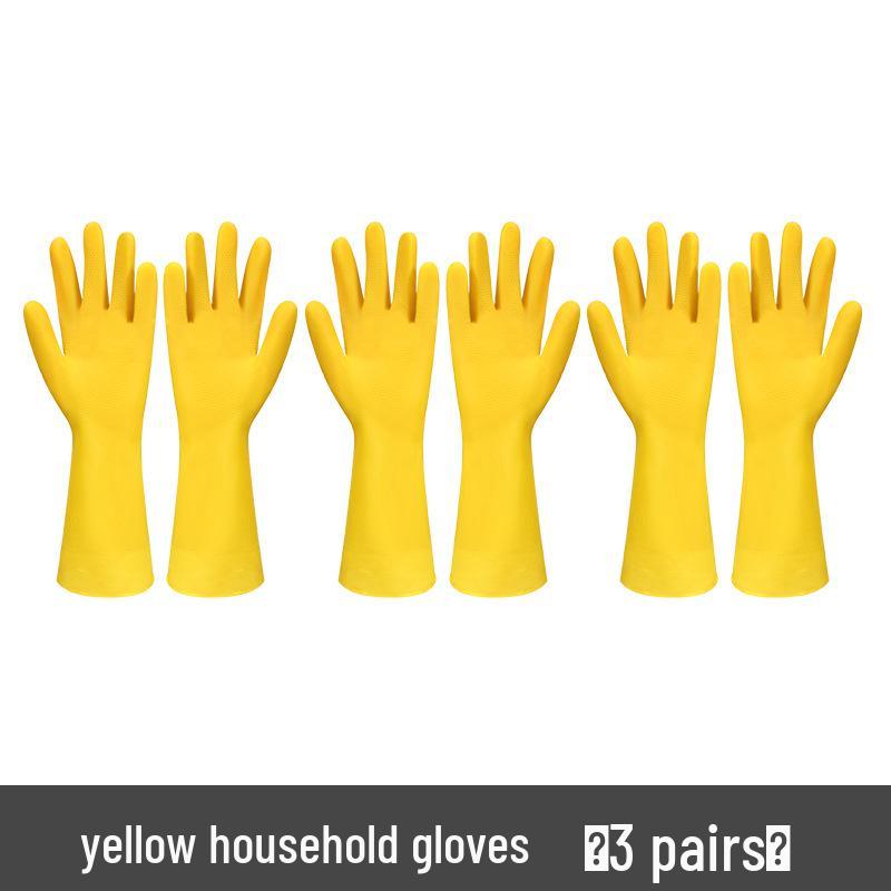 3 пары прочных утолщенных резиновых латексных перчаток для кухни и мытья посуды 3 pairs L
3 пары прочных утолщенных резиновых латексных перчаток для кухни и мытья посуды 3 pairs L