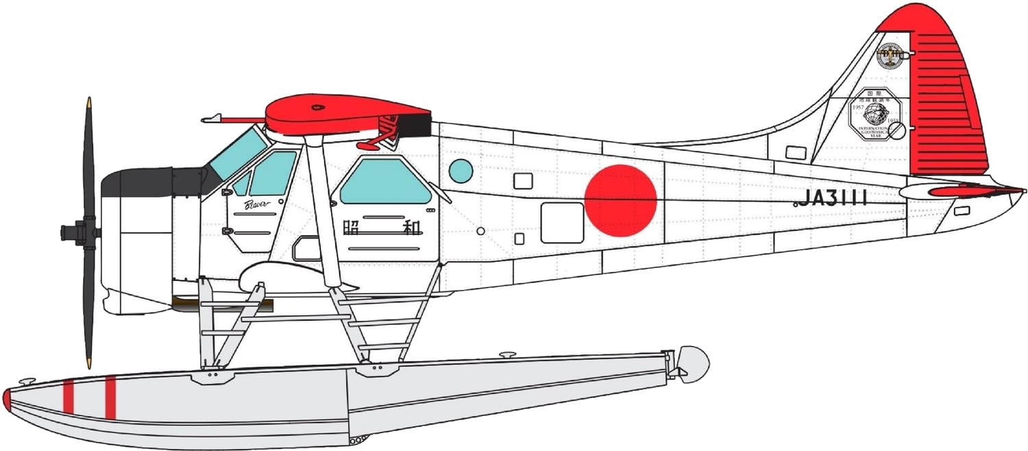 Drawings Antarctic Research Vessel Onboard Aircraft Plastic Model DWS48060J 1/48 Soya s DHC-2 Showa-go (Airplane)
Drawings Antarctic Research Vessel Onboard Aircraft Plastic Model DWS48060J 1/48 Soya s DHC-2 Showa-go (Airplane)