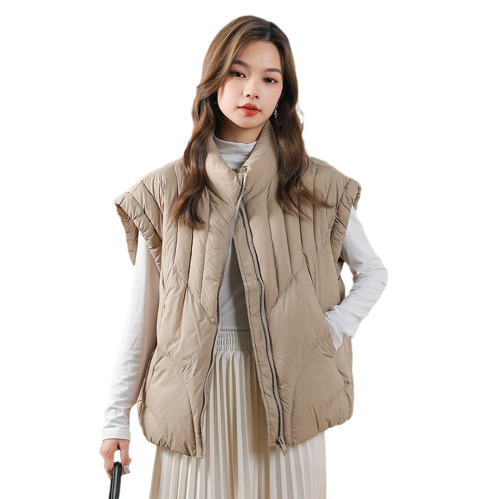 Women s 90 White Duck Down Collar Simple Fashion Thin Short Section Autumn and Winter Down Waistcoat M
Women s 90 White Duck Down Collar Simple Fashion Thin Short Section Autumn and Winter Down Waistcoat M