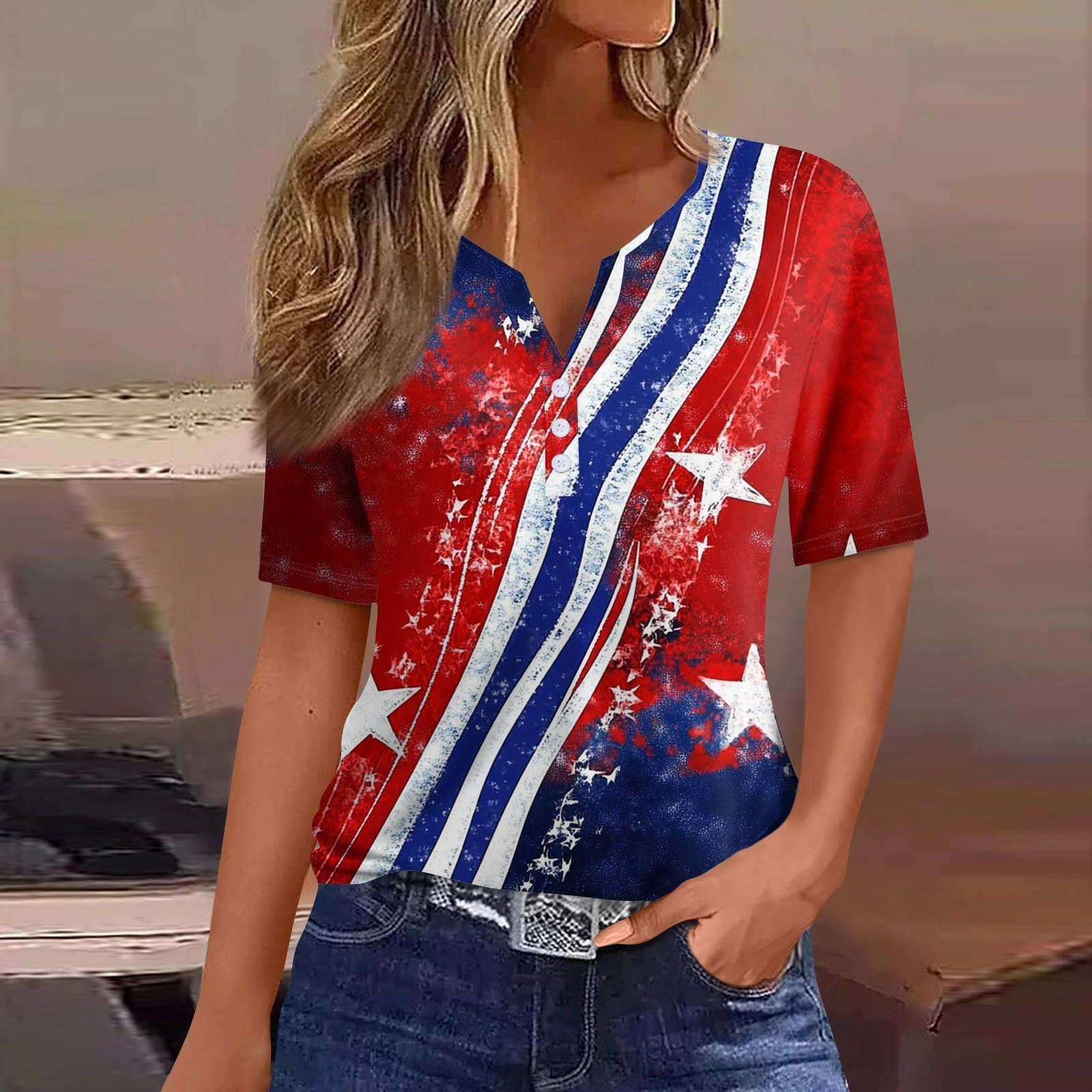 Women s T Shirt Print Button Short Sleeve Daily Weekend Fashion Basic V- Neck Regular Top M Кіновар
Women s T Shirt Print Button Short Sleeve Daily Weekend Fashion Basic V- Neck Regular Top M Кіновар