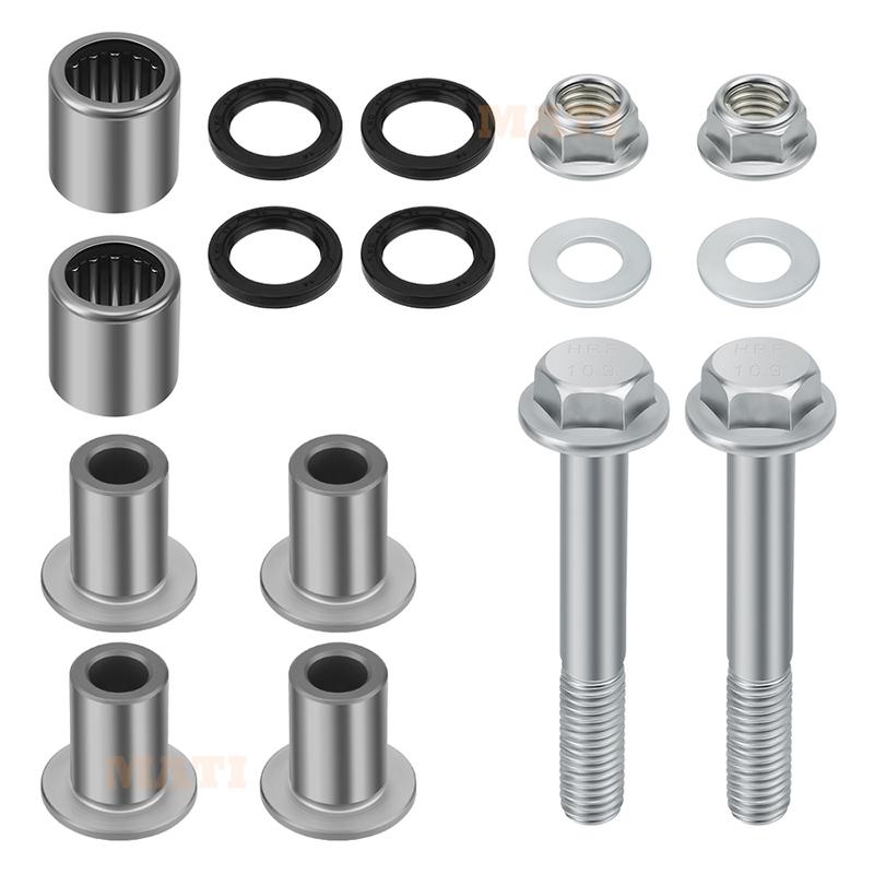M MATI Front Upper A Arm Bushings Bearing Seal Kit & Bolt for Suzuki Quadsport Z 400 LT-Z400 2003-2014 Kawasaki KFX400 2003-2006
M MATI Front Upper A Arm Bushings Bearing Seal Kit & Bolt for Suzuki Quadsport Z 400 LT-Z400 2003-2014 Kawasaki KFX400 2003-2006