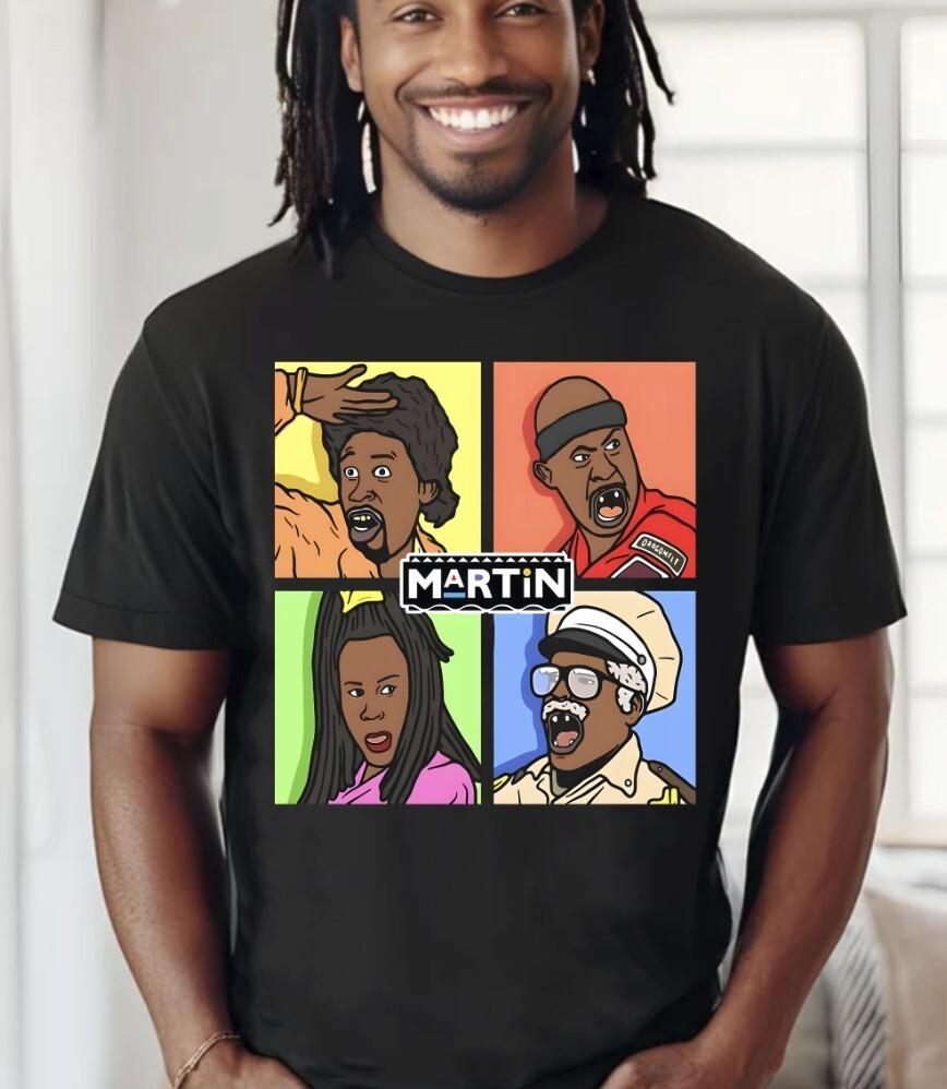 Martin TV Show Cartoon Logo T-shirt Black Cotton All sizes S -5Xl Unisex T-Shirt XXXXL
Martin TV Show Cartoon Logo T-shirt Black Cotton All sizes S -5Xl Unisex T-Shirt XXXXL