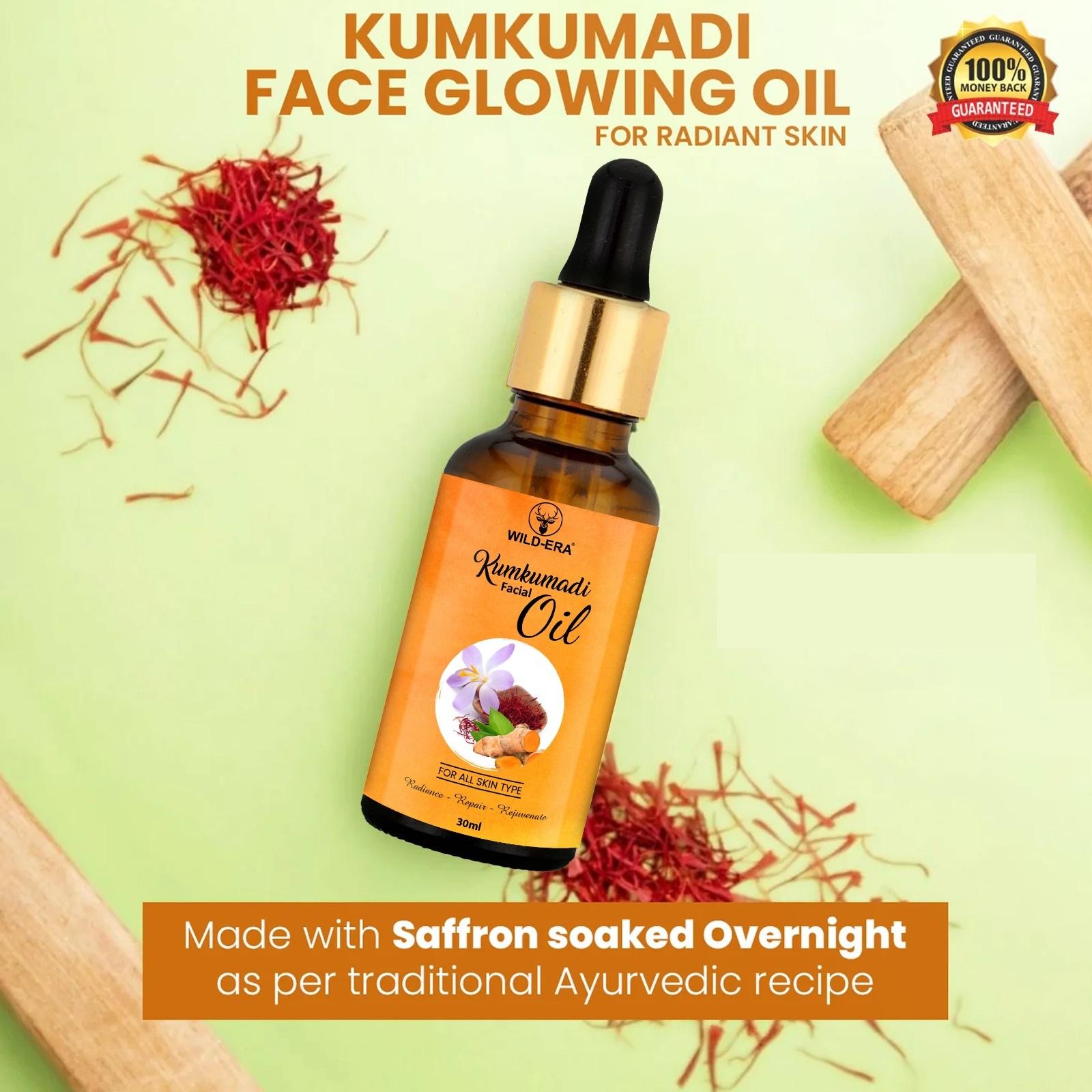 WILDERA 100% Kumkumadi Skin Radiance Масло для лица с экстрактами шафрана и лотоса для тусклой кожи, темных пятен и пигментации | Кумкумади Тайлам | 30 мл
WILDERA 100% Kumkumadi Skin Radiance Масло для лица с экстрактами шафрана и лотоса для тусклой кожи, темных пятен и пигментации | Кумкумади Тайлам | 30 мл