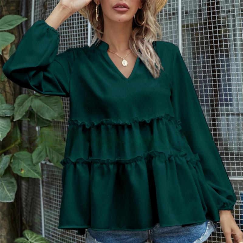 Женская стильная одежда, однотонные рубашки с v-образным вырезом, футболки и топы XXL
Женская стильная одежда, однотонные рубашки с v-образным вырезом, футболки и топы XXL