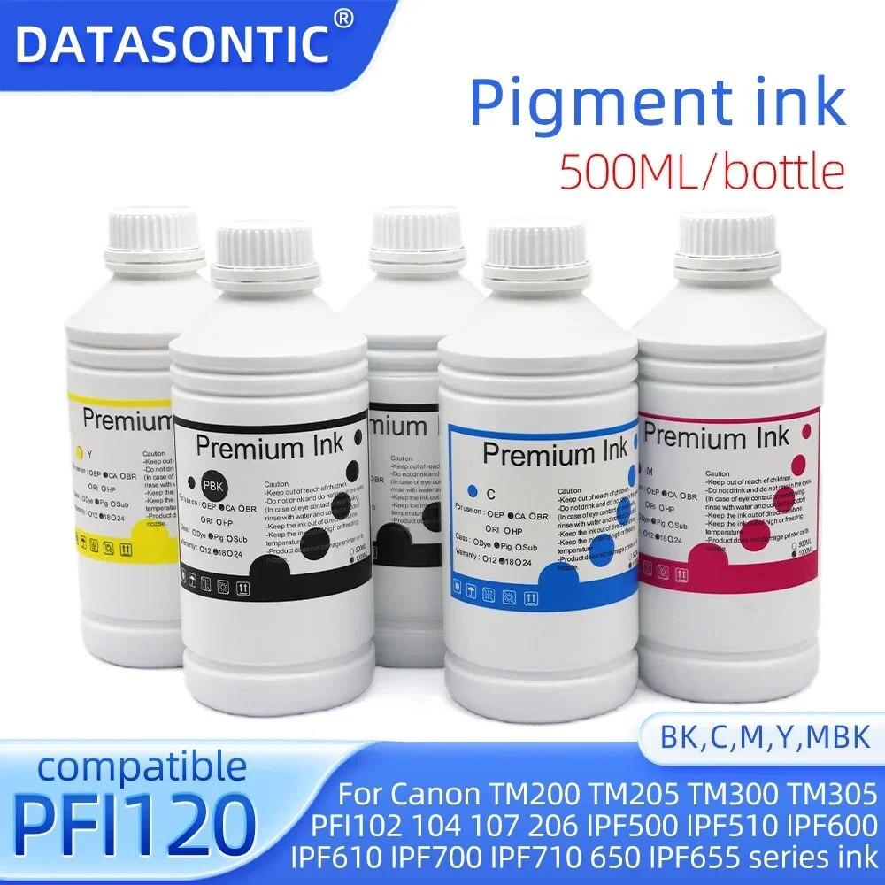 500 мл сумісне пігментне чорнило PFI-120 для принтера Canon IPF785 IPF6410S IPF6410S IPF605 пігментне чорнило BK MYC PBK MK BK Pigment 500ml
500 мл сумісне пігментне чорнило PFI-120 для принтера Canon IPF785 IPF6410S IPF6410S IPF605 пігментне чорнило BK MYC PBK MK BK Pigment 500ml