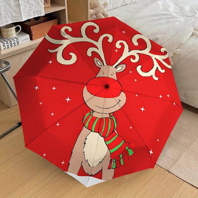 1pc Reindeer Decoration Automatic Folding Umbrella, Casual Outdoor Accessory, Birthday Festival Gift yy251126099
1pc Reindeer Decoration Automatic Folding Umbrella, Casual Outdoor Accessory, Birthday Festival Gift yy251126099
