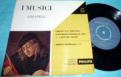 7inch Record LOCATELLI I MUSICI ROBERTO MICHE Concert In D Voor Viool Strijkers 411945SE PHILIPS Netherland Classical Used
7inch Record LOCATELLI I MUSICI ROBERTO MICHE Concert In D Voor Viool Strijkers 411945SE PHILIPS Netherland Classical Used