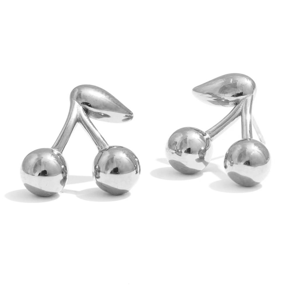 New Fashion Stainless Steel Metal Cherry Golden Stud Earrings for Women 18K PVD Plated Wholesale Waterproof Charm Zircon Gifts
New Fashion Stainless Steel Metal Cherry Golden Stud Earrings for Women 18K PVD Plated Wholesale Waterproof Charm Zircon Gifts