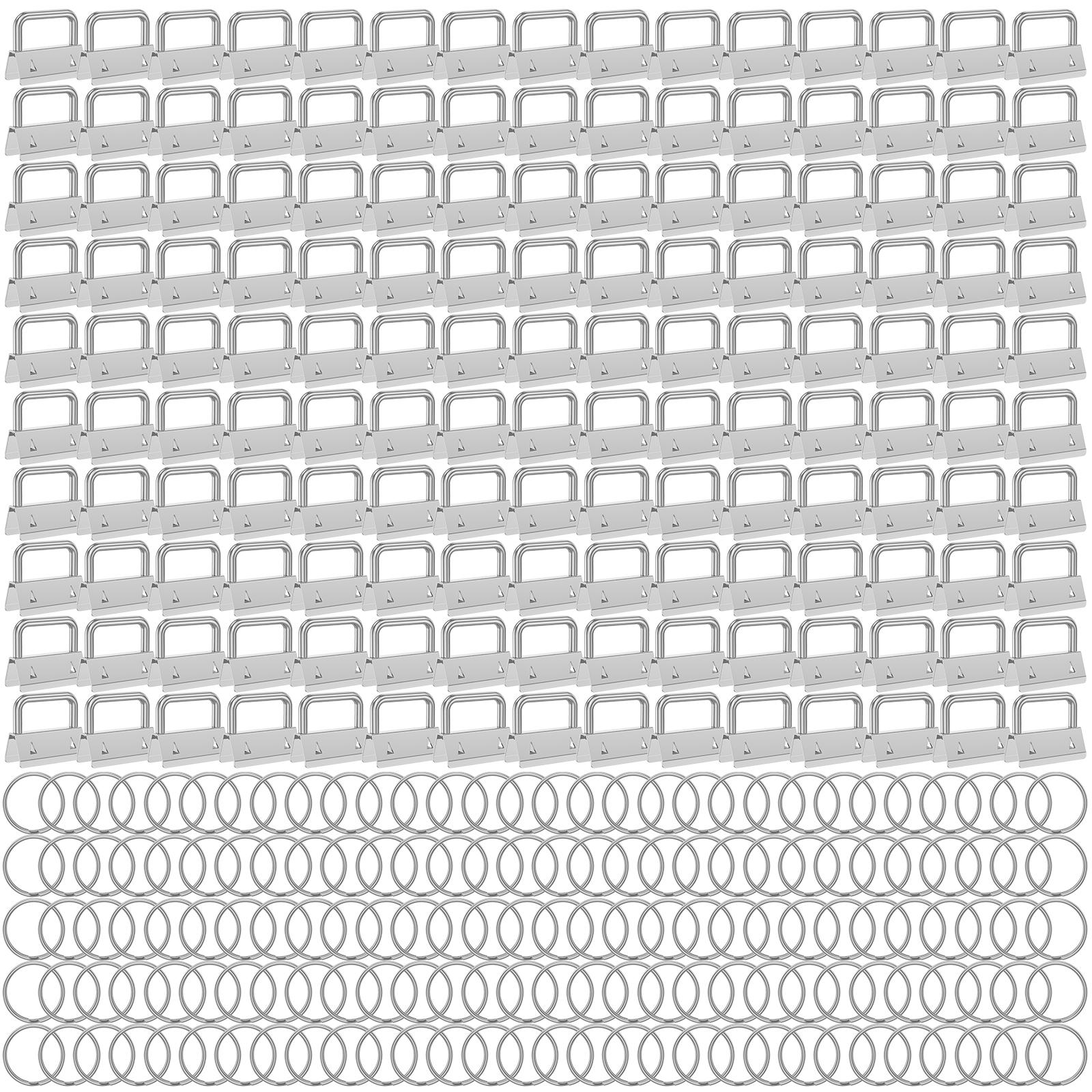 150pcs zinc alloy universal keychain hardware 1-inch keychain hardware set suitable for wrist lanyard chain label DIY process
150pcs zinc alloy universal keychain hardware 1-inch keychain hardware set suitable for wrist lanyard chain label DIY process
