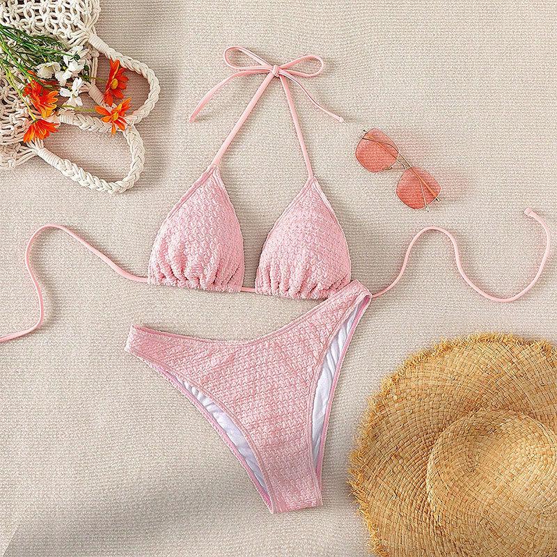 2025 Однотонний Сітчастий Трикомпонентний Набір Бікіні: Сексуальний пляжний одяг на шнурівці для жінок Small
2025 Однотонний Сітчастий Трикомпонентний Набір Бікіні: Сексуальний пляжний одяг на шнурівці для жінок Small