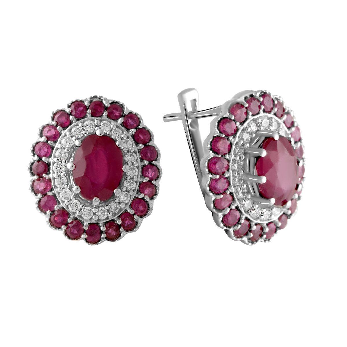Срібні сережки з натуральним рубіном 3.54ct (2058038) rubine червоний колір
Срібні сережки з натуральним рубіном 3.54ct (2058038) rubine червоний колір