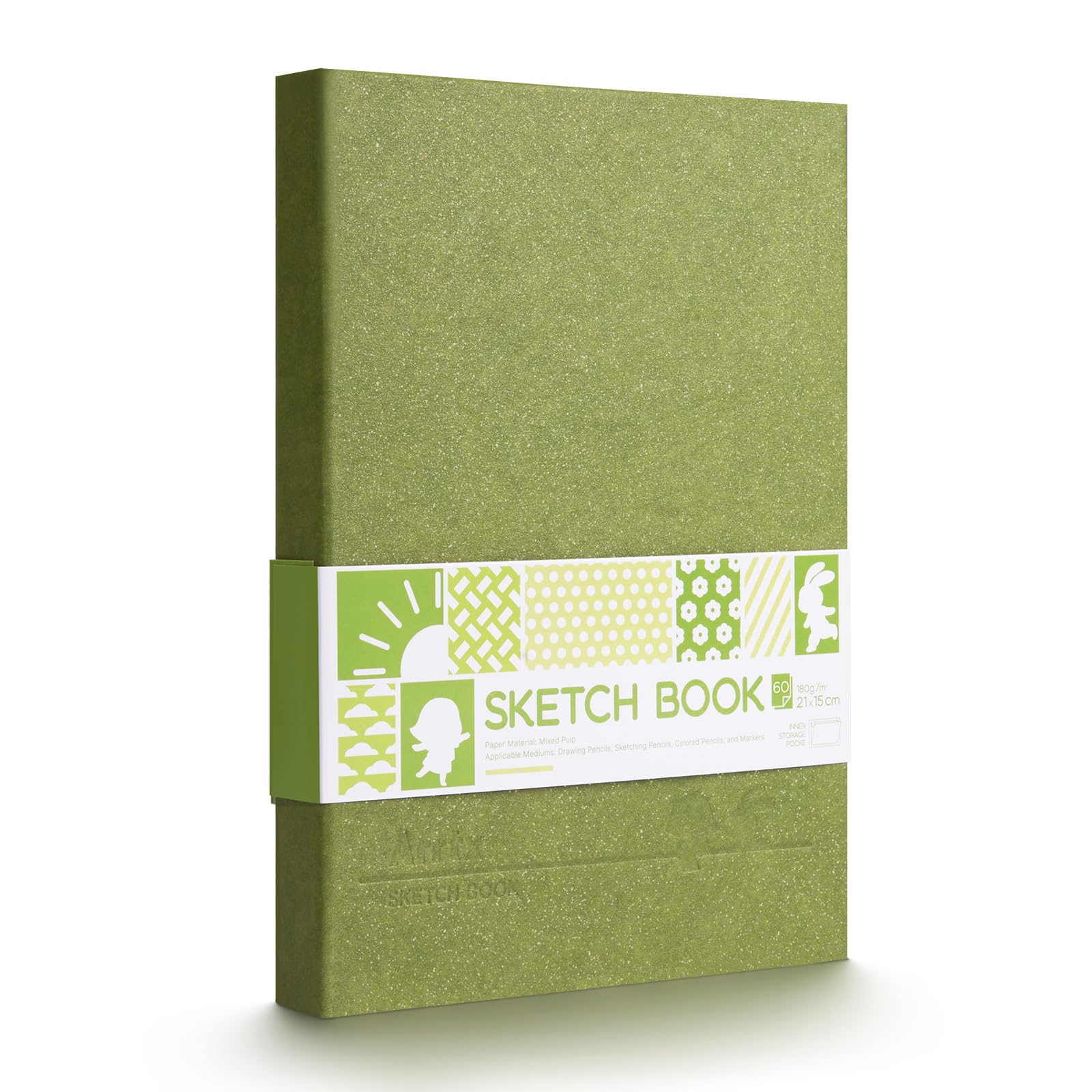 Arrtx Sketchbook 180gsm Thick Drawing Paper Drawing Notebook 60 Sheets Sketch Illustration Drawing Book Scrapbooking Colored Pen Drawing Paper 216mm x
Arrtx Sketchbook 180gsm Thick Drawing Paper Drawing Notebook 60 Sheets Sketch Illustration Drawing Book Scrapbooking Colored Pen Drawing Paper 216mm x