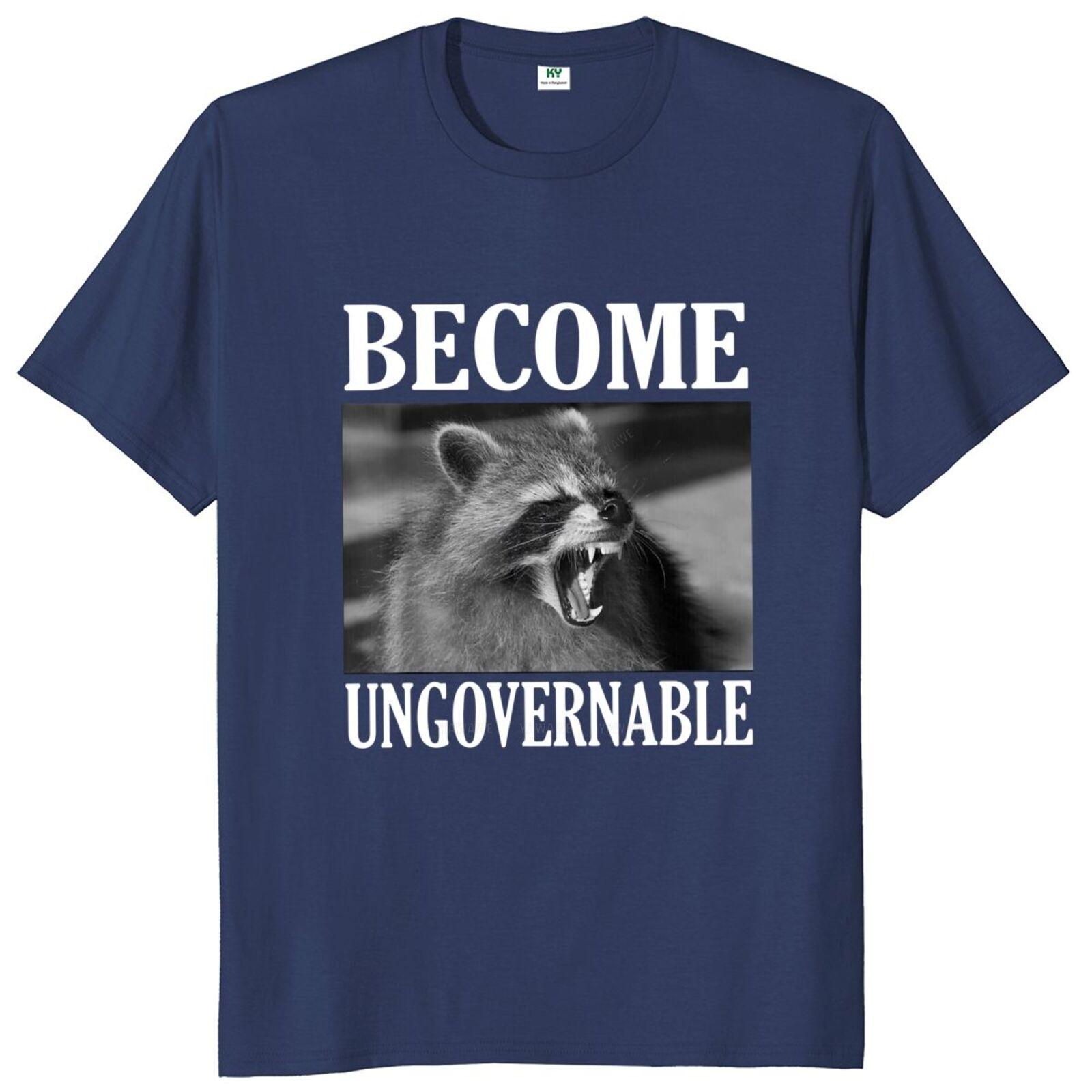 Retro Ungovernable Tshirt Funny Raccoon Face Meme T Shirts For Men Women Casual Cottton Unisex Oneck Summer Tops S
Retro Ungovernable Tshirt Funny Raccoon Face Meme T Shirts For Men Women Casual Cottton Unisex Oneck Summer Tops S