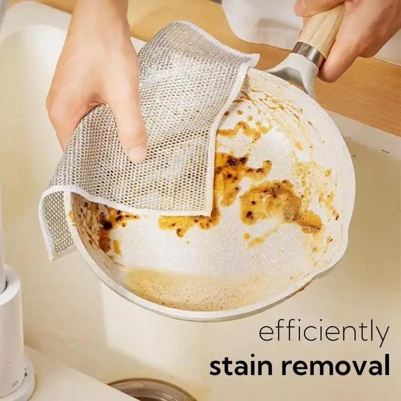 Lots of Multipurpose Wire Cleaning Cloths Kitchen Dishwashing Cloths New Pan Pot Dishes Rags Wet & Dry Non-stick Oil Dish Cloths 1PC
Lots of Multipurpose Wire Cleaning Cloths Kitchen Dishwashing Cloths New Pan Pot Dishes Rags Wet & Dry Non-stick Oil Dish Cloths 1PC