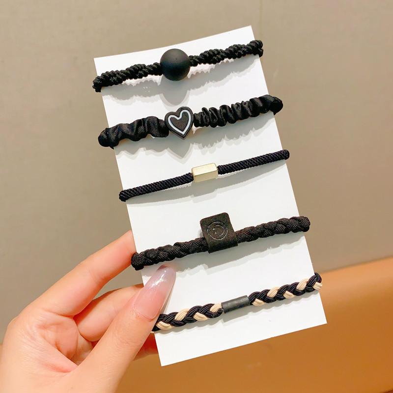5PCS Women Elastic Hair Ties Bands Basic Scrunchie Fashion Headband Hair Accessories чёрный
5PCS Women Elastic Hair Ties Bands Basic Scrunchie Fashion Headband Hair Accessories чёрный