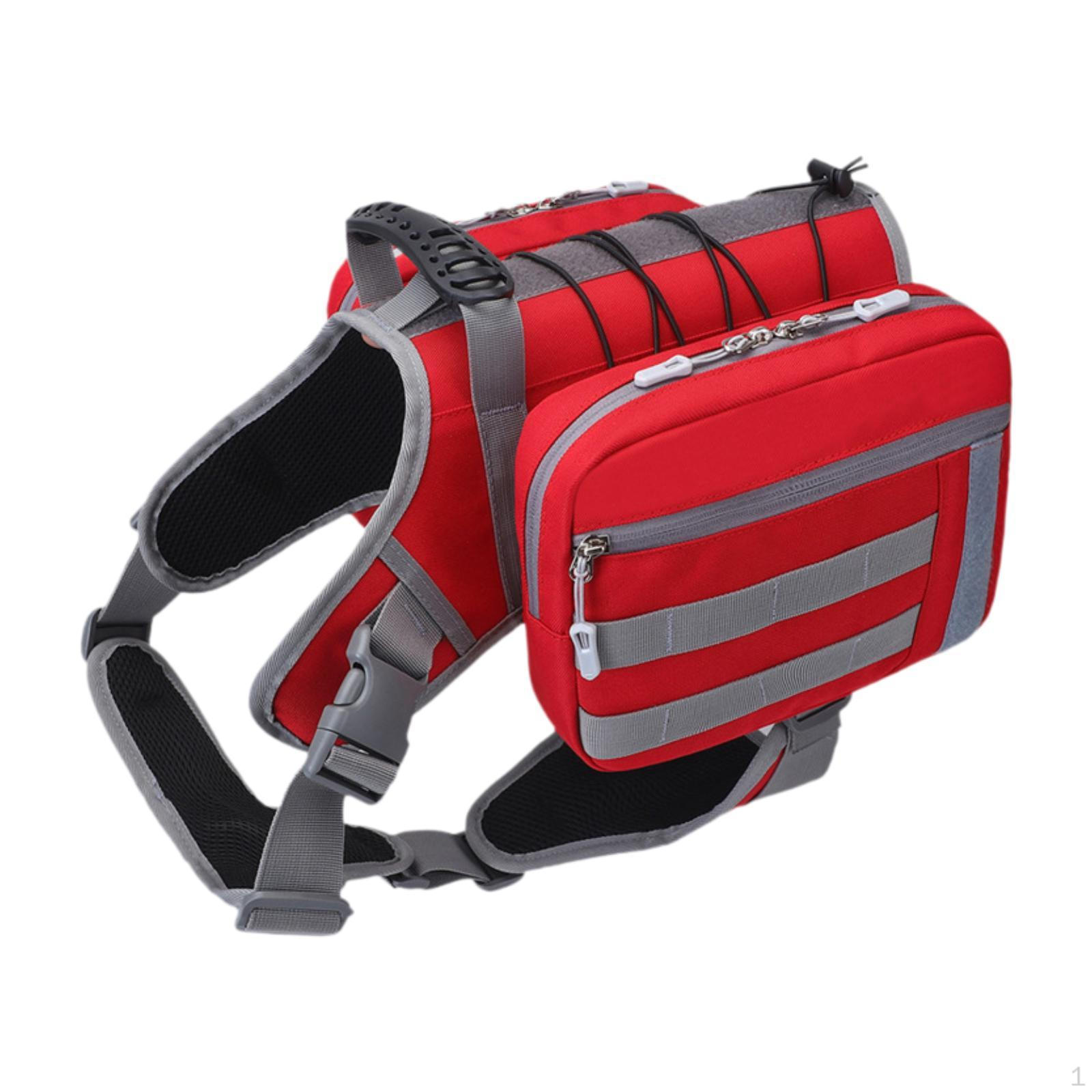 Рюкзак для собак с регулируемым ремнем, многофункциональный, легкий, с боковыми сумками красный
Рюкзак для собак с регулируемым ремнем, многофункциональный, легкий, с боковыми сумками красный