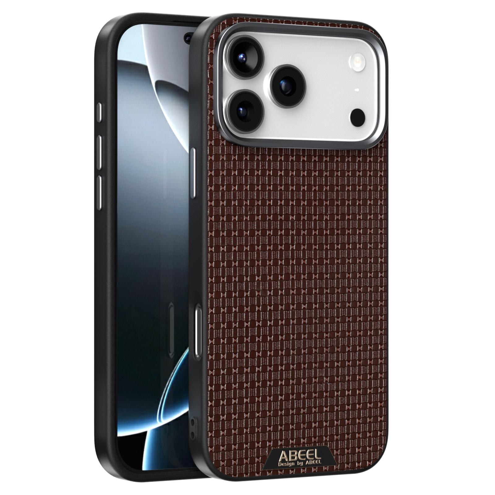 ABEEL For iPhone 17 Pro Case Compatible with MagSafe Textured Micro-Embossing Back Cover Coffee
ABEEL For iPhone 17 Pro Case Compatible with MagSafe Textured Micro-Embossing Back Cover Coffee