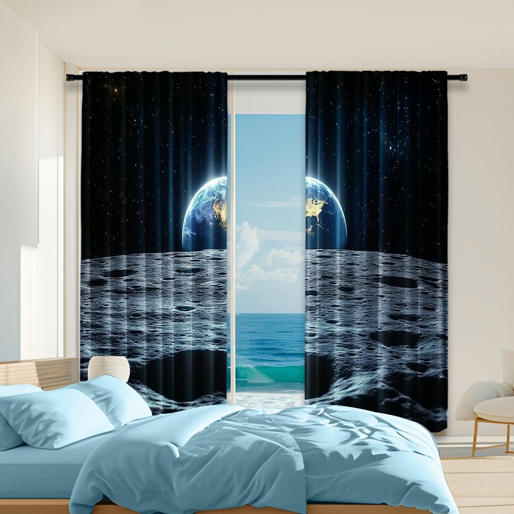 Set Of 2 Versatile Polyester Transparent Curtains Home Decoration Outer Space Use Bedrooms Living Rooms Curtain Perfect For Great Room W100*H70(CM)-Grommet top&1PCS
Set Of 2 Versatile Polyester Transparent Curtains Home Decoration Outer Space Use Bedrooms Living Rooms Curtain Perfect For Great Room W100*H70(CM)-Grommet top&1PCS