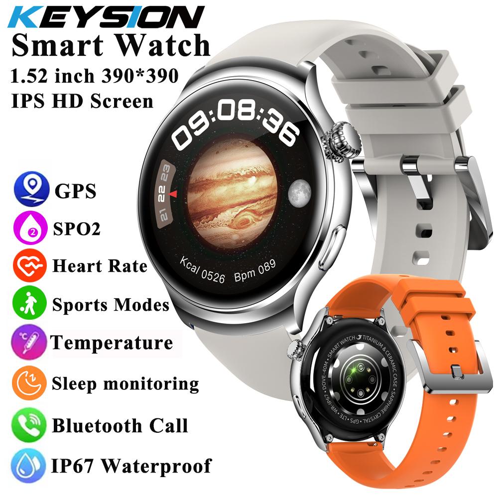 KEYSION 2025 New Gesture Control Smart Watch 1.52 AMOLED HD Screen Bluetooth Call Sport Fitness GPS Tracker Health Monitor Smartwatch
KEYSION 2025 New Gesture Control Smart Watch 1.52 AMOLED HD Screen Bluetooth Call Sport Fitness GPS Tracker Health Monitor Smartwatch