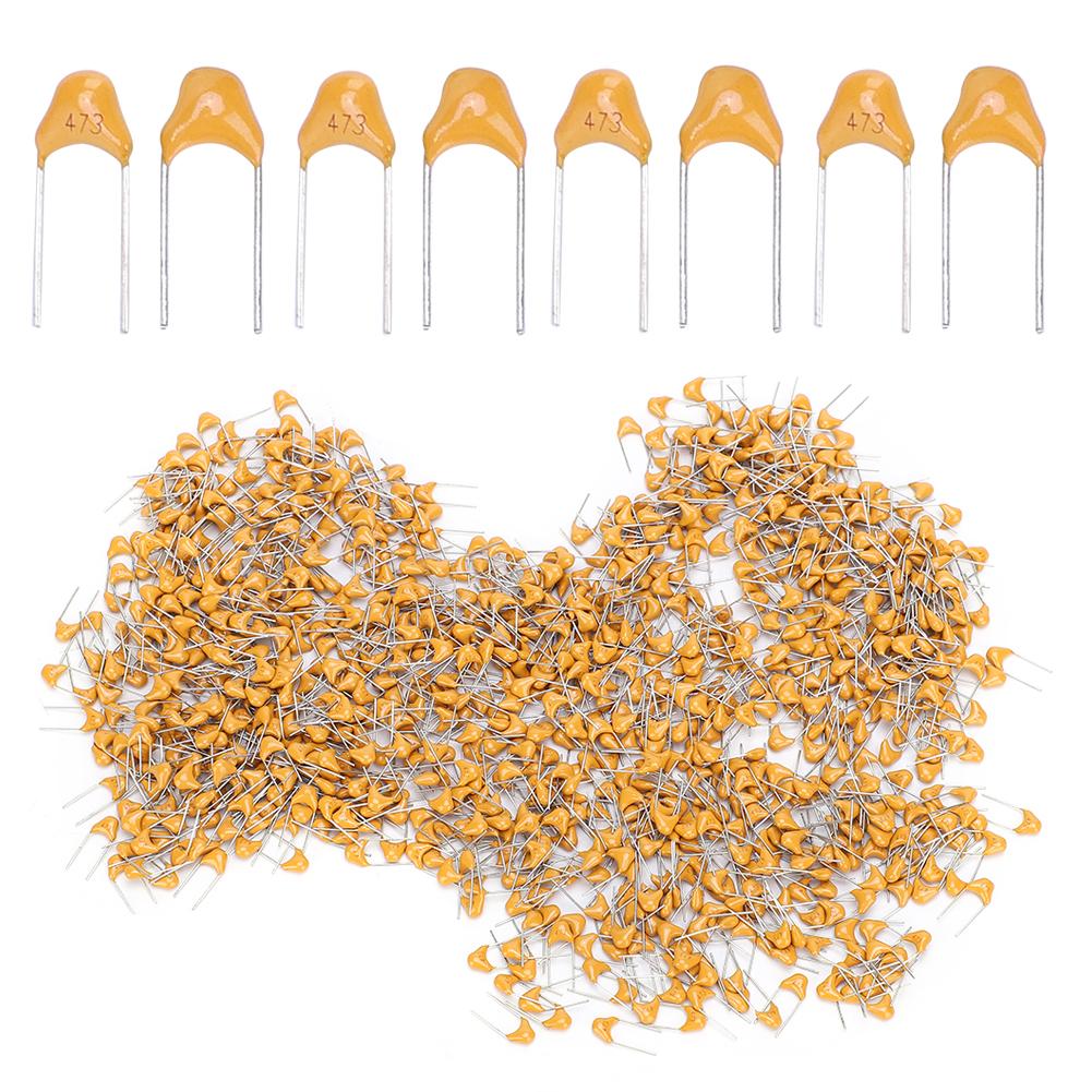 1000Pcs Monolithic Capacitor 47NF Ceramic InLine 5.08mm Pitch DC50V 10percent Deviation
1000Pcs Monolithic Capacitor 47NF Ceramic InLine 5.08mm Pitch DC50V 10percent Deviation