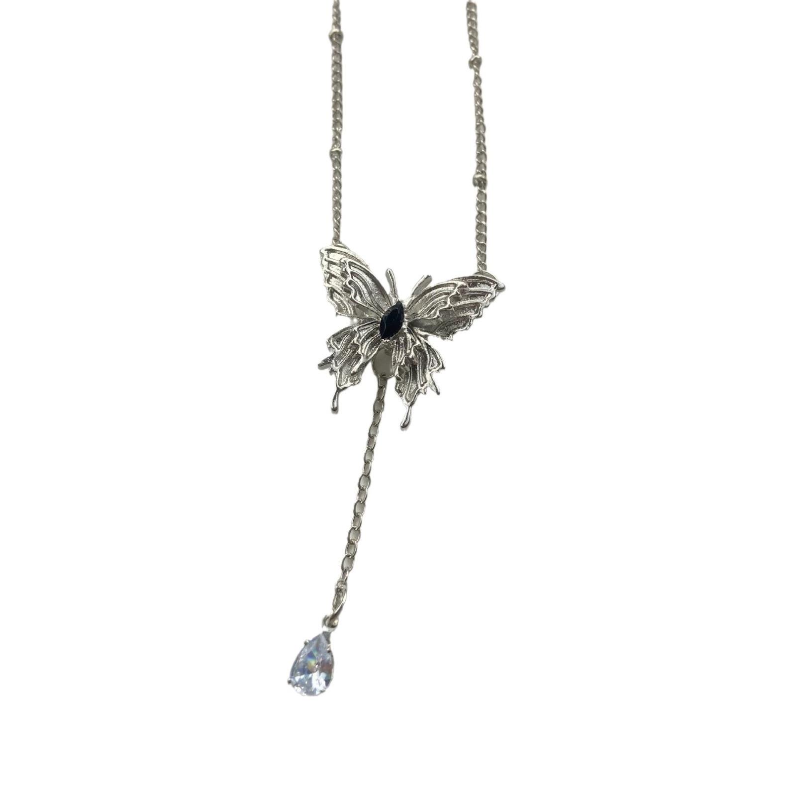 Three-dimensional butterfly exquisite fringed necklace female sweet cool niche creative collarbone chain fashionable high-end chain accessories female
Three-dimensional butterfly exquisite fringed necklace female sweet cool niche creative collarbone chain fashionable high-end chain accessories female