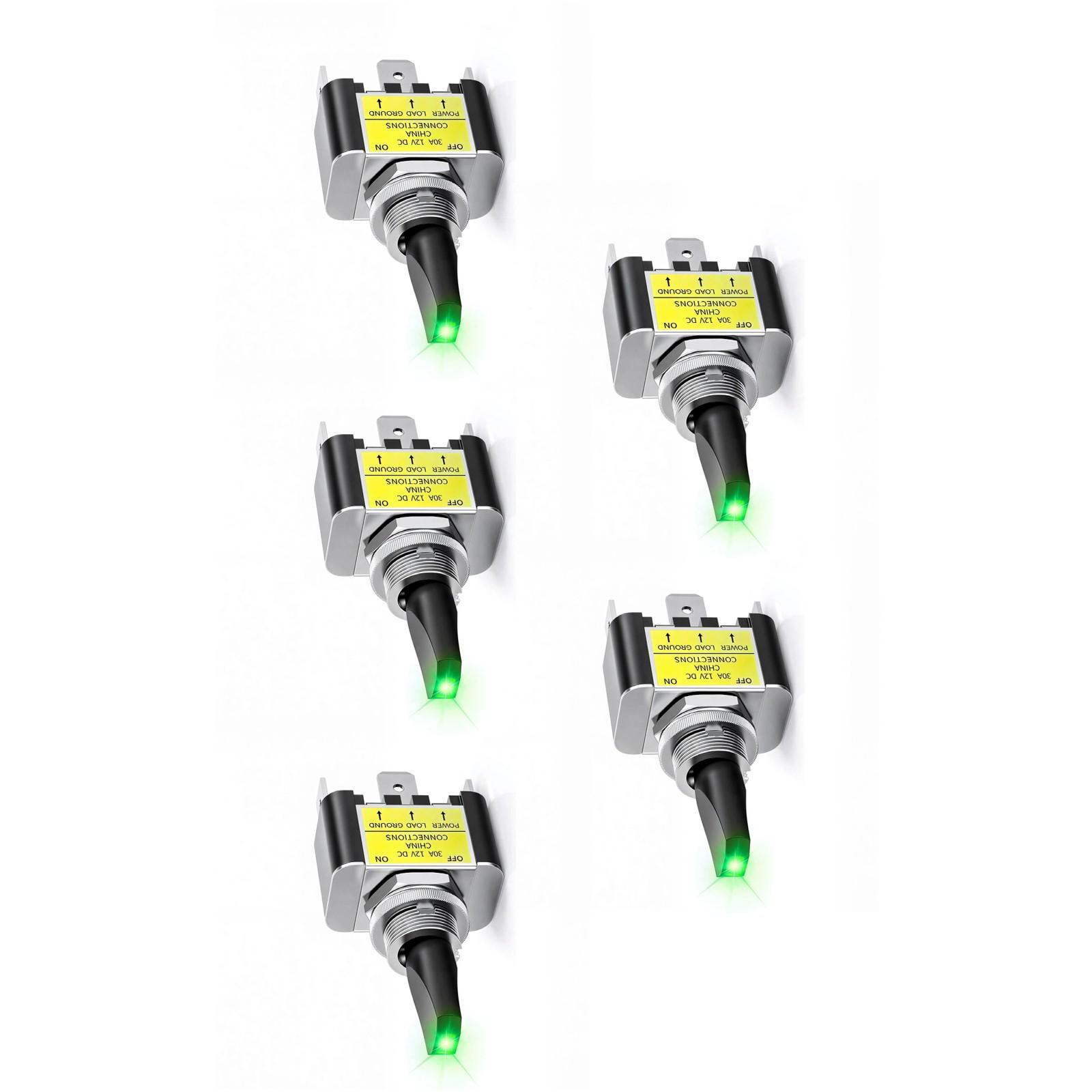 Universal Rocker Switches Featuring LED Light 30A Current Support Strong Build Device for Automotive Heavy Machinery
Universal Rocker Switches Featuring LED Light 30A Current Support Strong Build Device for Automotive Heavy Machinery