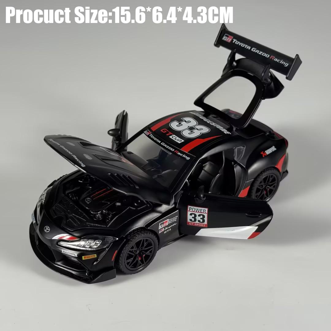 1:32 Toyota Supra GT4 GR Track Version Supercar Alloy Metal Diecast Model Car Home Decoration Computer Desktop Ornaments Holiday
1:32 Toyota Supra GT4 GR Track Version Supercar Alloy Metal Diecast Model Car Home Decoration Computer Desktop Ornaments Holiday