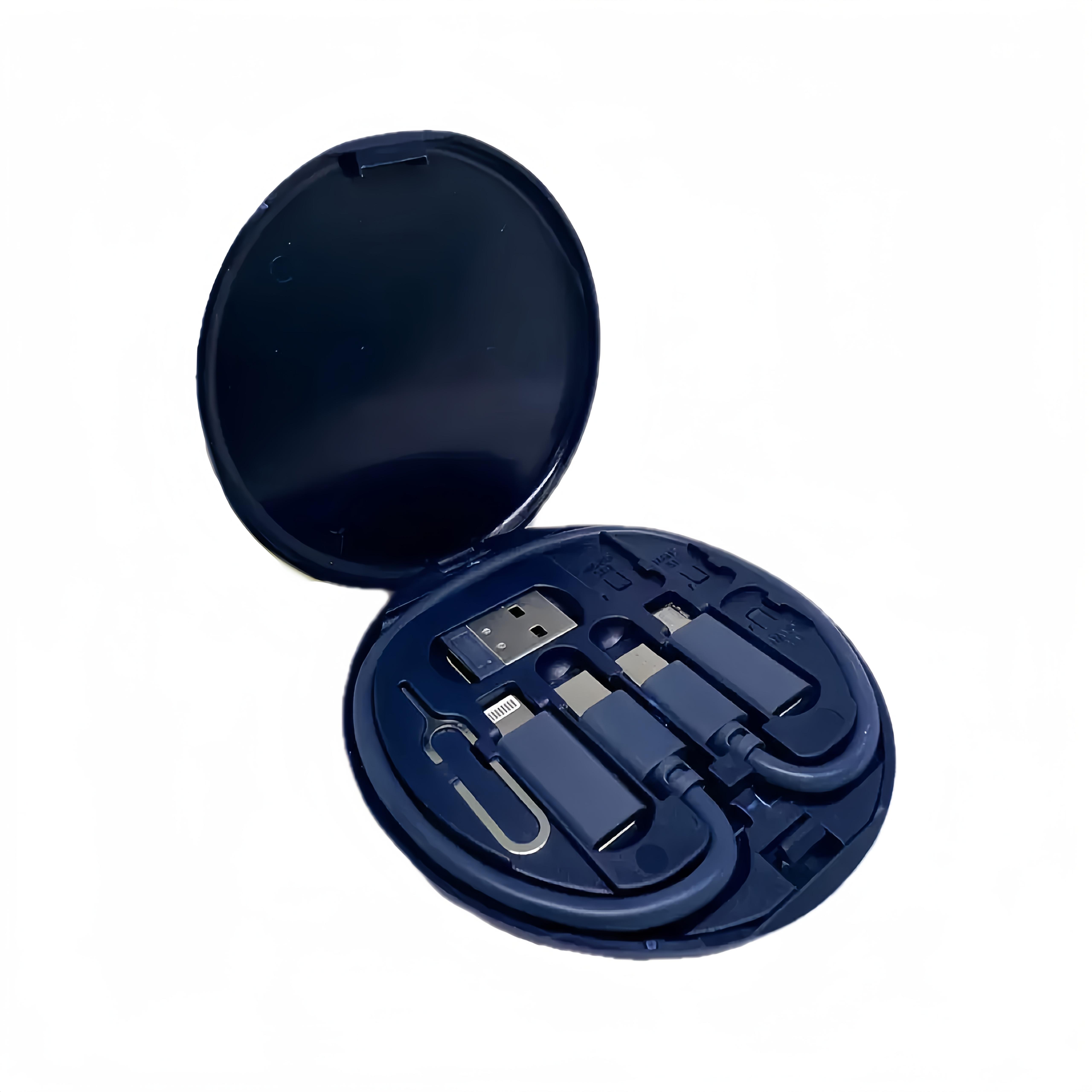 Universal USB Connector Portable Adapter Kit, Fast 60W Charging, Usb-C/Usb-A/Micro-Usb Lightning Cable Set, SIM Card Slot. синий
Universal USB Connector Portable Adapter Kit, Fast 60W Charging, Usb-C/Usb-A/Micro-Usb Lightning Cable Set, SIM Card Slot. синий