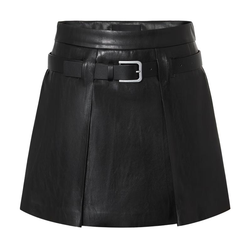 MO&Co. 2024 Spring PU Leather A-Line Pleated Skirt with Belt L 170
MO&Co. 2024 Spring PU Leather A-Line Pleated Skirt with Belt L 170