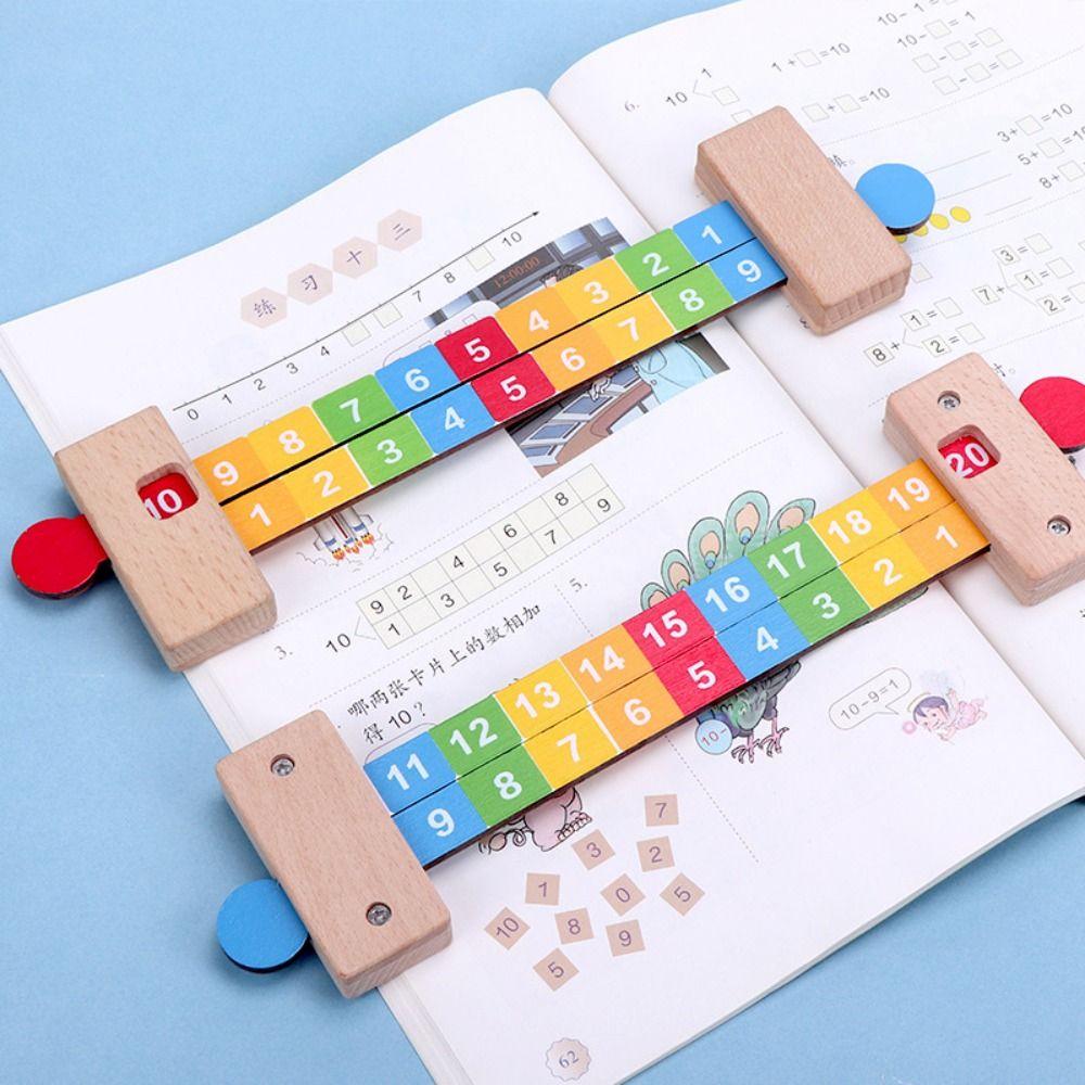 Arithmetic Teaching Mathematics Decomposition Ruler Teaching Addition Ruler Toddlers Kids Toys B Double sided
Arithmetic Teaching Mathematics Decomposition Ruler Teaching Addition Ruler Toddlers Kids Toys B Double sided