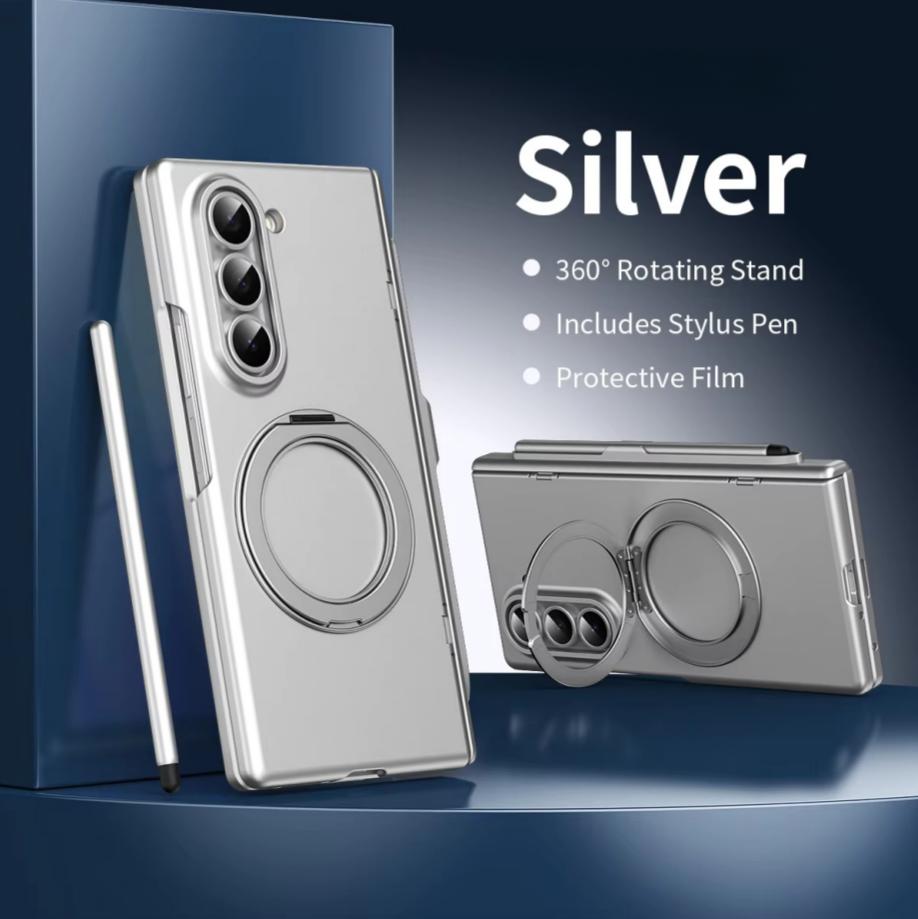 For Samsung Galaxy Z Fold 5 6 7 Case with Stylus Pen Magsafe 360° Rotation Stand Hinge Screen Protector Full Protection Cover Plastic&Galaxy Z Fold7 срібний
For Samsung Galaxy Z Fold 5 6 7 Case with Stylus Pen Magsafe 360° Rotation Stand Hinge Screen Protector Full Protection Cover Plastic&Galaxy Z Fold7 срібний