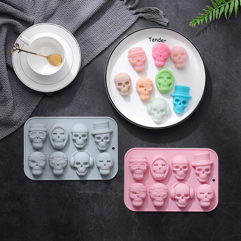 Halloween Decoration 8 Hole Skull Silicone Mold DIY Chocolate Candy Baking Cake Kitchen Accessories 2024 Halloween Decor 1PCs синий
Halloween Decoration 8 Hole Skull Silicone Mold DIY Chocolate Candy Baking Cake Kitchen Accessories 2024 Halloween Decor 1PCs синий
