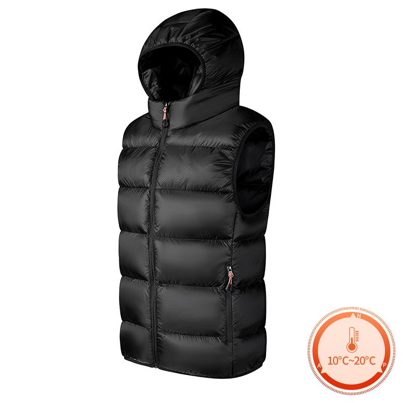 Men s Warm Hooded Down Vest - Autumn/Winter Sleeveless Jacket 7XL темно-синього кольору
Men s Warm Hooded Down Vest - Autumn/Winter Sleeveless Jacket 7XL темно-синього кольору