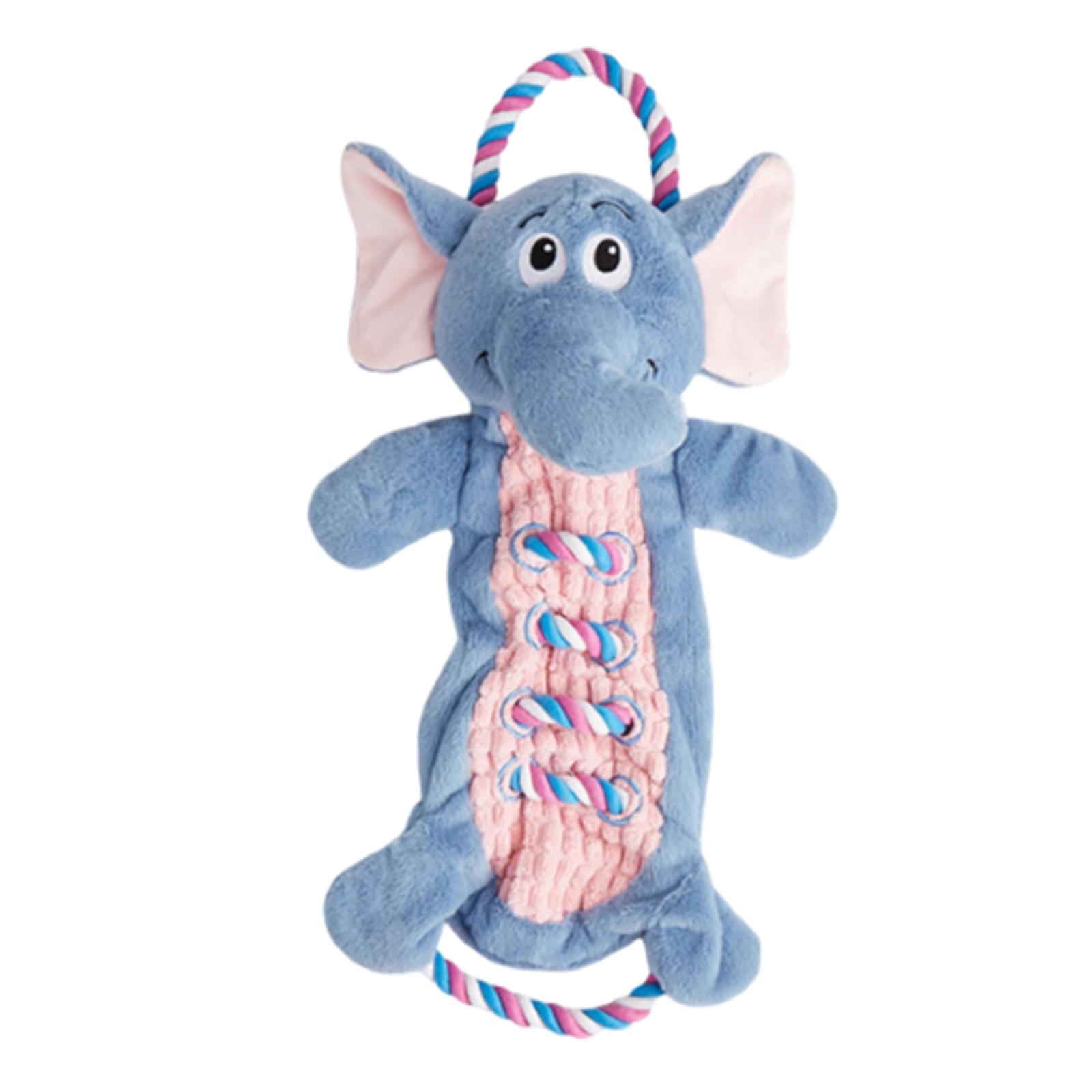 Plush Elephant Dog Toy with Rope Handle and Durable Knotted Center for Chewing and Interactive Playtime Activities One Size
Plush Elephant Dog Toy with Rope Handle and Durable Knotted Center for Chewing and Interactive Playtime Activities One Size