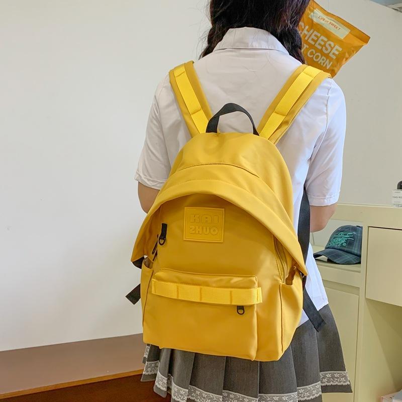 Нейлоновый рюкзак, школьный рюкзак для ученика средней школы, большая вместимость, уличный тренд, модный рюкзак для старшеклассника жёлтый
Нейлоновый рюкзак, школьный рюкзак для ученика средней школы, большая вместимость, уличный тренд, модный рюкзак для старшеклассника жёлтый